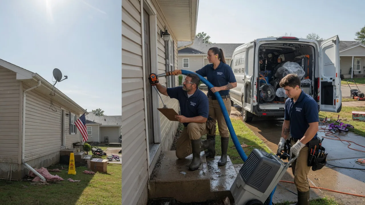 Ceiling Water Damage Restoration in Clarendon, AR near me